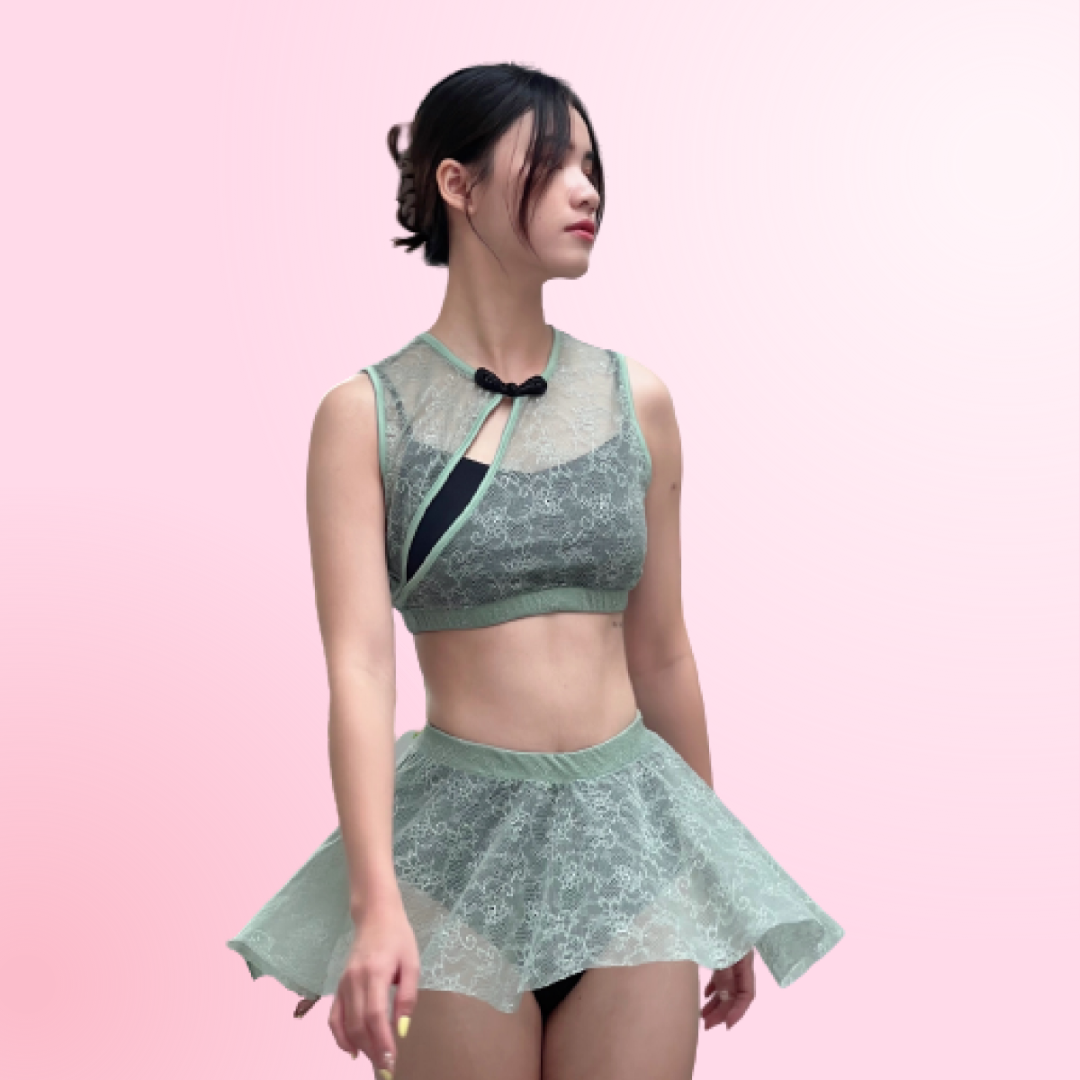 Mulan Pole Wear - Fern Pastel (Green)