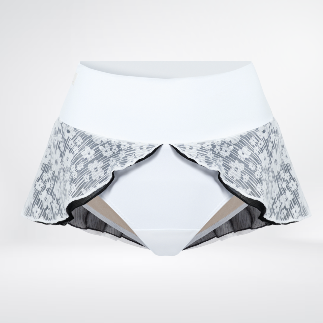 Night Rose Pole Wear - White