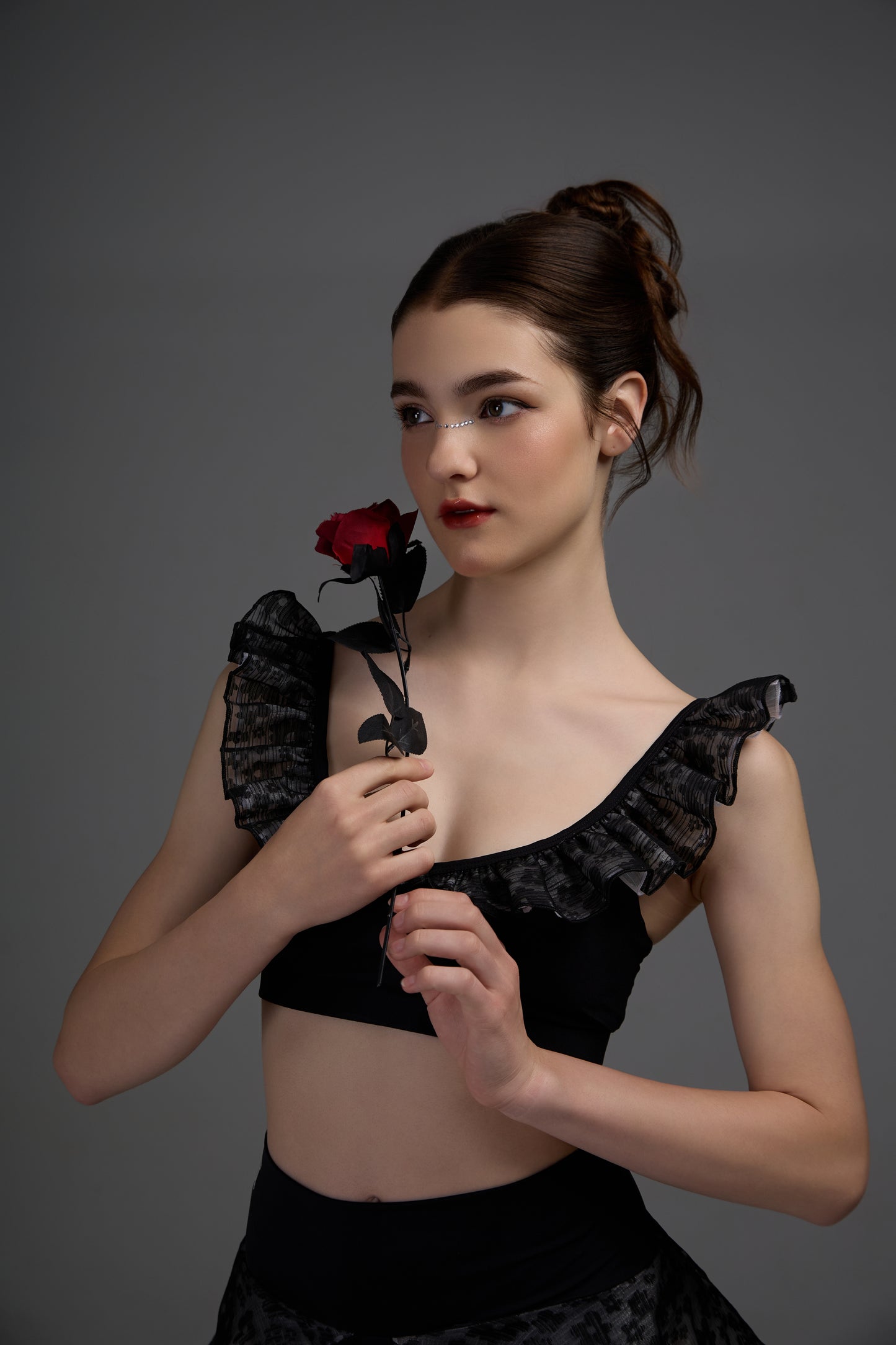 Night Rose Pole Wear - Black