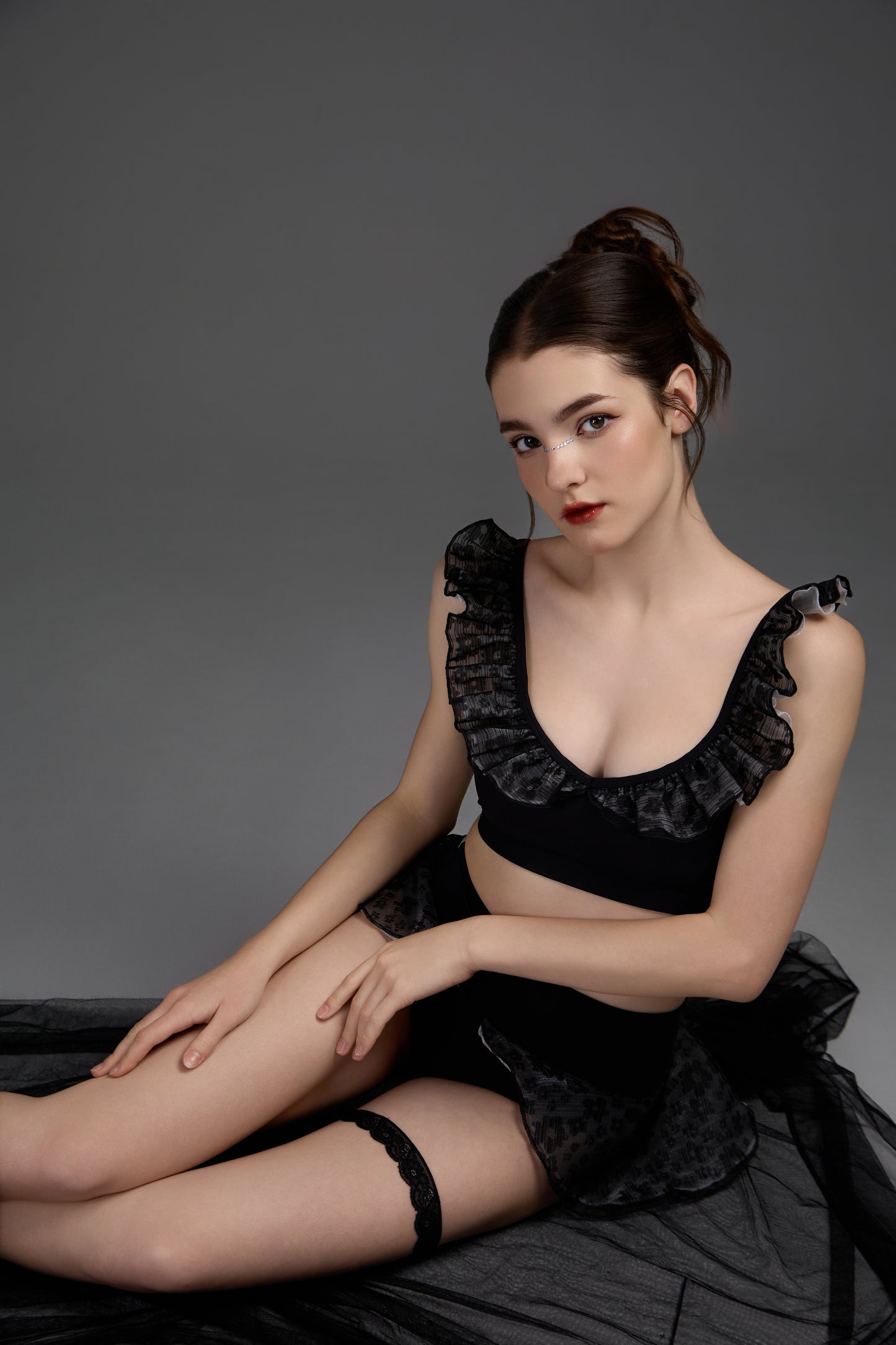 Night Rose Pole Wear - Black