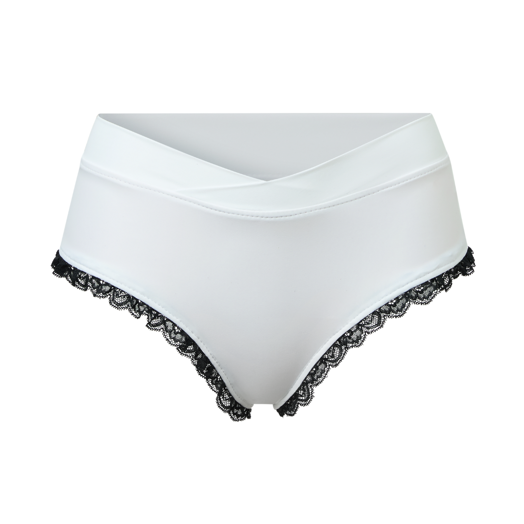 BlushPoleWear-Spincess-Top-White Bottom