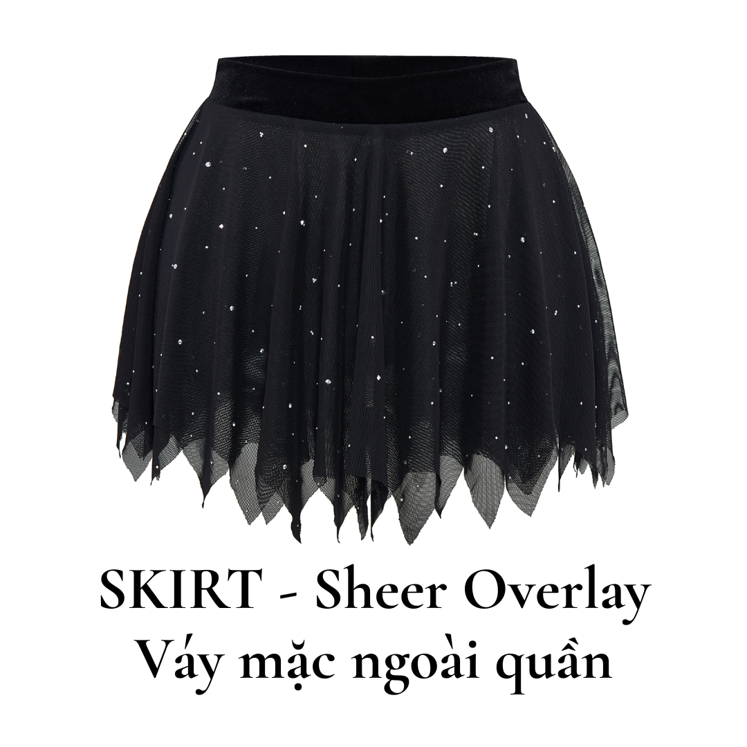 Iris Sheer Overlay - Freesize