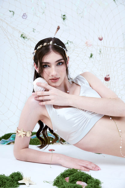 Pearl Pole Wear - White